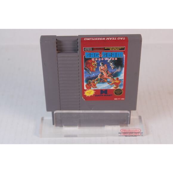 Tag Team Wrestling (Nintendo Entertainment System, 1986) NES 5 Screw Cartridge - Picture 1 of 7